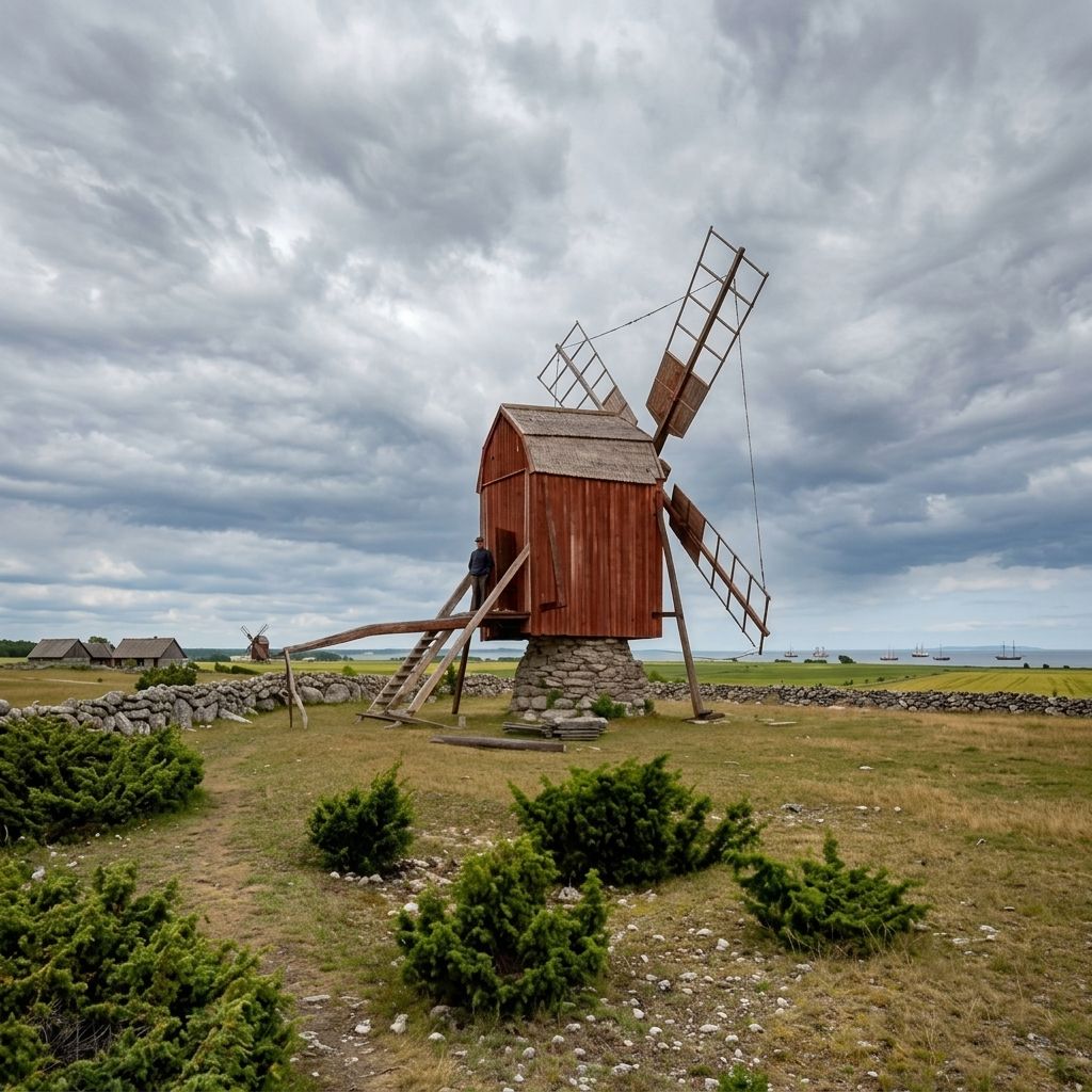 Vindkvarn på Öland